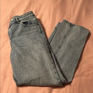 H&M Blue Straight Leg Jeans Size 12